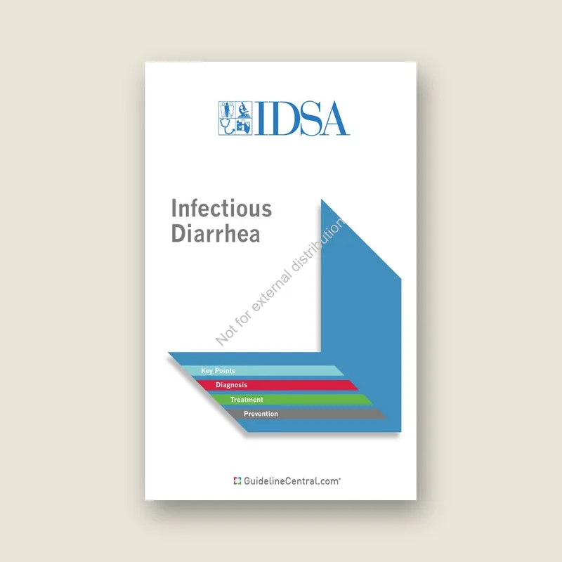 Cover of Infectious Diarrhoea: Guideline Pocket Guide